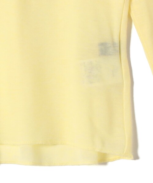 SHIPS Colors(シップス カラーズ)の「SHIPS Colors:ウール混 天竺 ヘンリー ネック ロンT(Tシャツ/カットソー・レディース・グレー/オフホワイト/イエロー・ONE SIZE)」の22枚目の写真