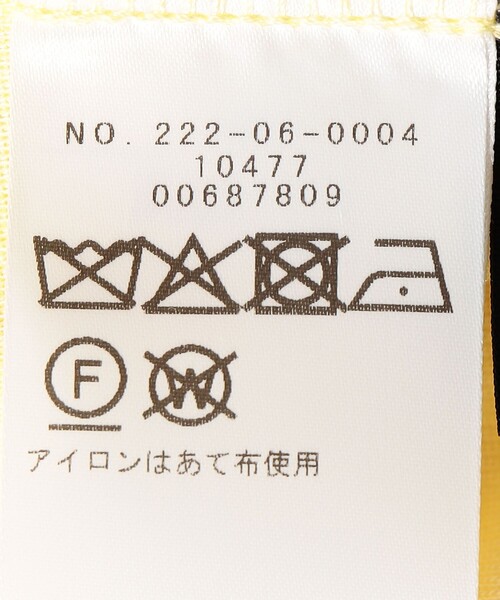 SHIPS Colors(シップス カラーズ)の「SHIPS Colors:ウール混 天竺 ヘンリー ネック ロンT(Tシャツ/カットソー・レディース・グレー/オフホワイト/イエロー・ONE SIZE)」の14枚目の写真