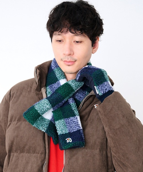 チェックボア リバーシブル マフラー（マフラー）｜Arnold Palmer