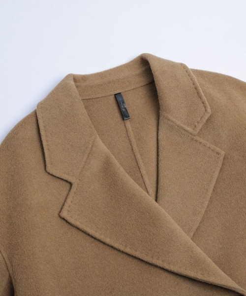 La-gemme（ラジェム）の「オーバーサイズチェスターコート（チェスターコート・レディース・ブラック/グレー/ブラウン/カーキブラウン・フリー）」の7枚目の写真
