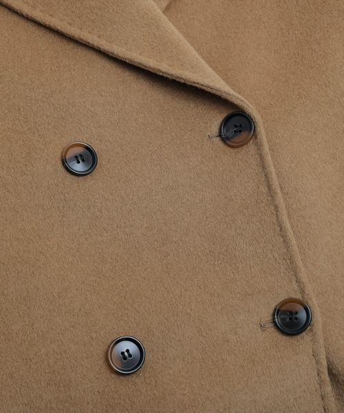 La-gemme（ラジェム）の「オーバーサイズチェスターコート（チェスターコート・レディース・ブラック/グレー/ブラウン/カーキブラウン・フリー）」の9枚目の写真