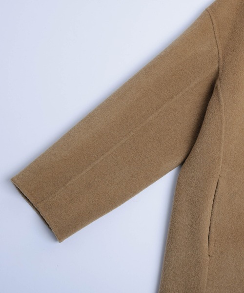 La-gemme（ラジェム）の「オーバーサイズチェスターコート（チェスターコート・レディース・ブラック/グレー/ブラウン/カーキブラウン・フリー）」の10枚目の写真
