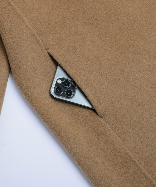 La-gemme（ラジェム）の「オーバーサイズチェスターコート（チェスターコート・レディース・ブラック/グレー/ブラウン/カーキブラウン・フリー）」の11枚目の写真