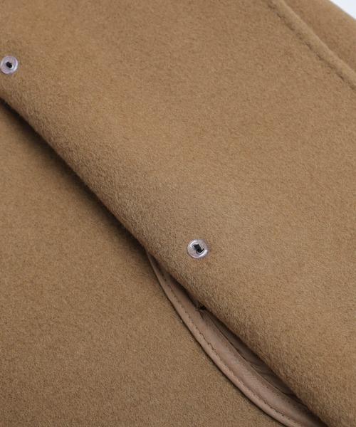 La-gemme（ラジェム）の「オーバーサイズチェスターコート（チェスターコート・レディース・ブラック/グレー/ブラウン/カーキブラウン・フリー）」の13枚目の写真