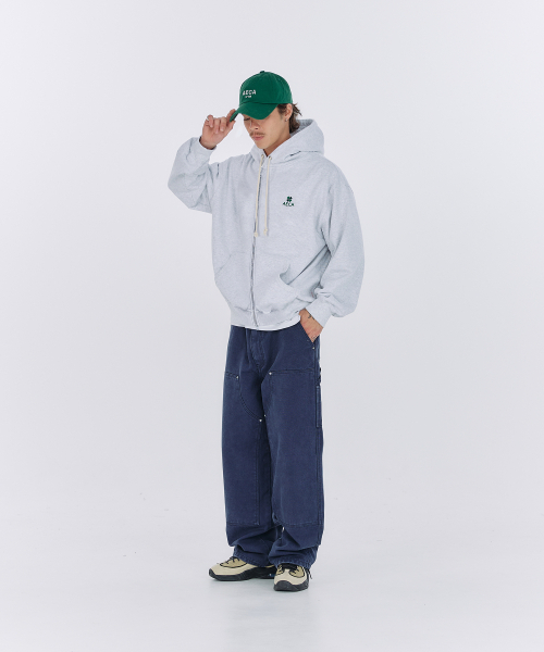 AECA(エイカ)の「EVERYDAY AECA CLOVER ZIP UP HOODIE-BLACK(パーカー・レディース・その他・SMALL/MEDIUM/LARGE/W/X-LARGE)」の5枚目の写真