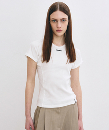 NICOLE SLIM LINE HALF TOP_IVORY