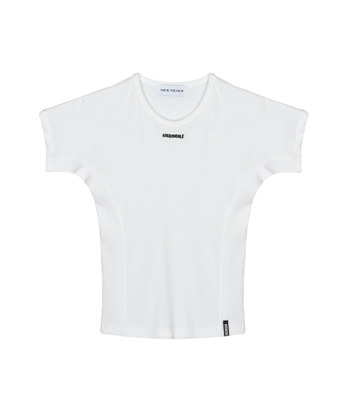NICK&NICOLE（ニックアンドニコール）の「NICOLE SLIM LINE HALF TOP_IVORY（Tシャツ/カットソー・レディース・その他・FREE）」の5枚目の写真