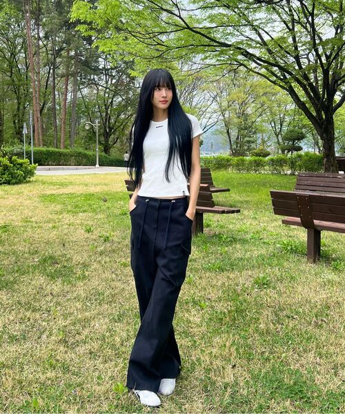 NICK&NICOLE（ニックアンドニコール）の「NICOLE SLIM LINE HALF TOP_IVORY（Tシャツ/カットソー・レディース・その他・FREE）」の8枚目の写真