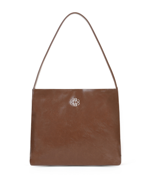 NICK&NICOLE(ニックアンドニコール)の「ESSENTIAL LEATHER SQUARE BAG_BROWN(ショルダーバッグ・レディース・その他・FREE)」の4枚目の写真
