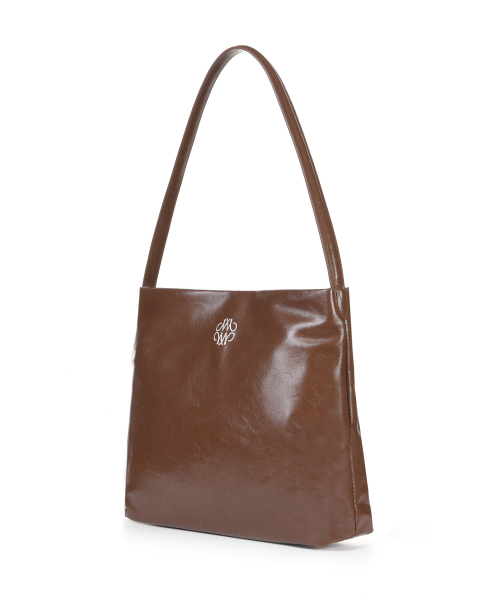 NICK&NICOLE(ニックアンドニコール)の「ESSENTIAL LEATHER SQUARE BAG_BROWN(ショルダーバッグ・レディース・その他・FREE)」の5枚目の写真