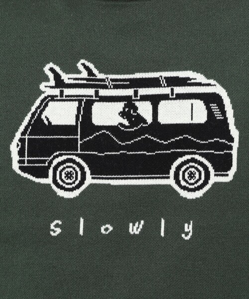 NOLLEY’S（ノーリーズ）の「【STONEWOLD】WAGON ウォッシャブル CN 25AW（ニット/セーター・メンズ・オリーブ/ブラック/ライトグレー・S/M/L/XL）」の12枚目の写真