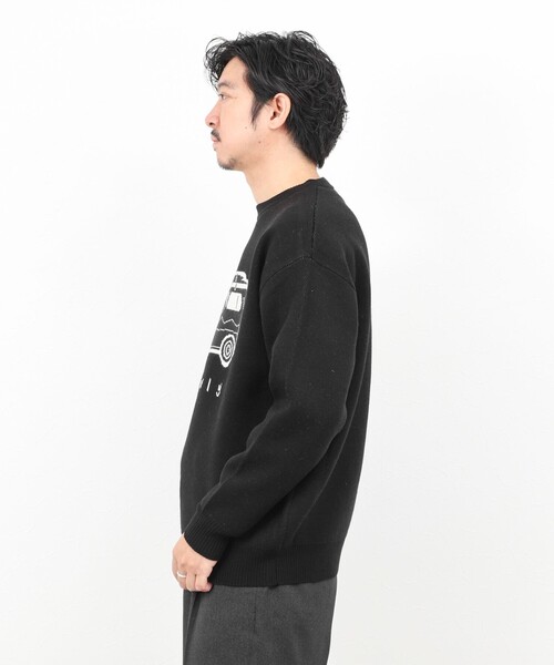 NOLLEY’S（ノーリーズ）の「【STONEWOLD】WAGON ウォッシャブル CN 25AW（ニット/セーター・メンズ・オリーブ/ブラック/ライトグレー・S/M/L/XL）」の17枚目の写真