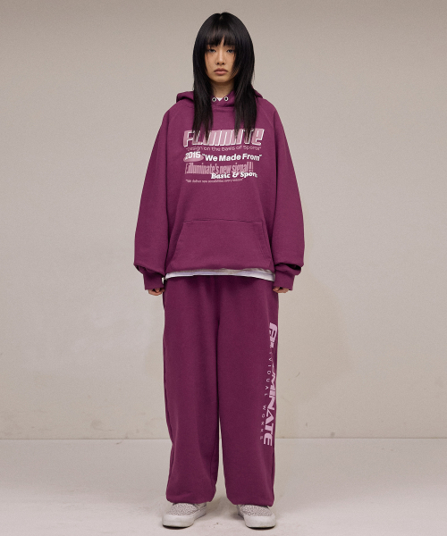 F.ILLUMINATE（フィルミネイト）の「スポーツシグナルロゴフードパーカー-パープル（パーカー・レディース・その他・SMALL/MEDIUM/LARGE）」の4枚目の写真