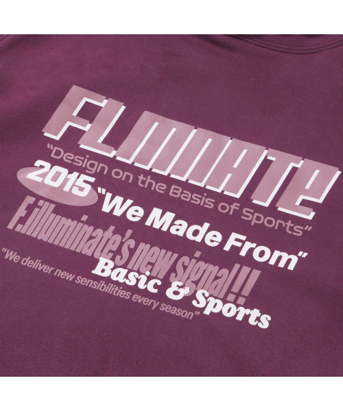 F.ILLUMINATE（フィルミネイト）の「スポーツシグナルロゴフードパーカー-パープル（パーカー・レディース・その他・SMALL/MEDIUM/LARGE）」の8枚目の写真