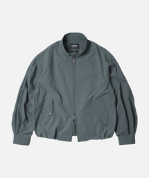 SEERSUCKER BUDDY HARRINGTON JACKET _ BLUE GRAY