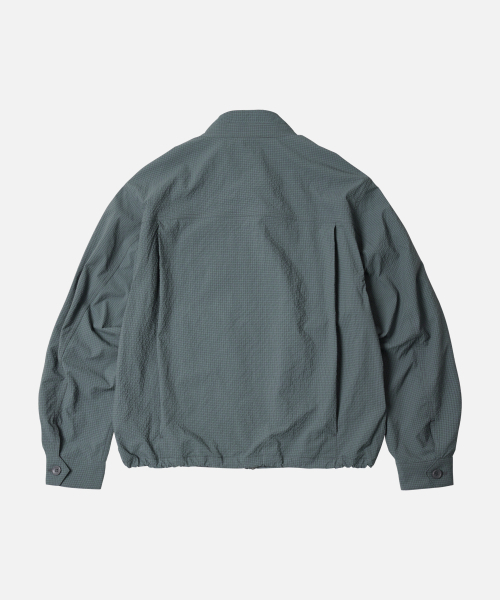 FRIZMWORKS(フリズムワークス)の「SEERSUCKER BUDDY HARRINGTON JACKET _ BLUE GRAY(ブルゾン・メンズ・その他・MEDIUM/LARGE/X-LARGE)」の3枚目の写真