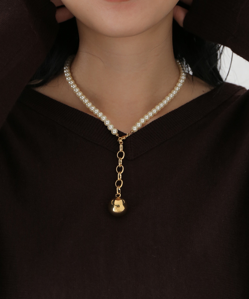 セール】Caline Paris/カリンヌ パリ パールネックレス 25COL08