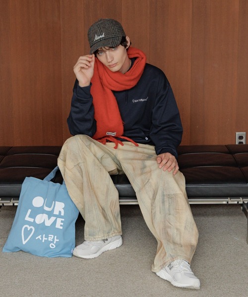 ALAND(エーランド)の「【UNISEX】 ALAND×INAPSQUARE/スウェットフーディー(ウラケ)(スウェット・レディース・グレー/ブラック/ネイビー・LARGE/SMALL)」の15枚目の写真