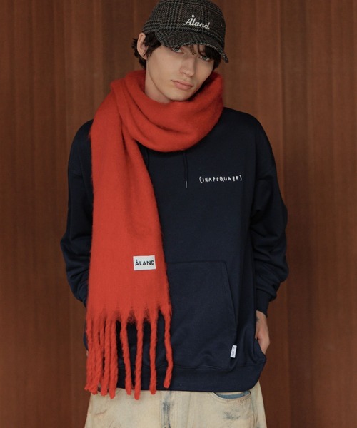 ALAND(エーランド)の「【UNISEX】 ALAND×INAPSQUARE/スウェットフーディー(ウラケ)(スウェット・レディース・グレー/ブラック/ネイビー・LARGE/SMALL)」の16枚目の写真