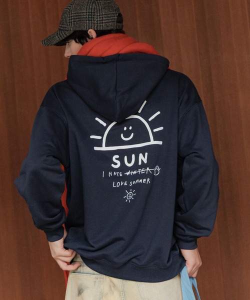 ALAND(エーランド)の「【UNISEX】 ALAND×INAPSQUARE/スウェットフーディー(ウラケ)(スウェット・レディース・グレー/ブラック/ネイビー・LARGE/SMALL)」の17枚目の写真