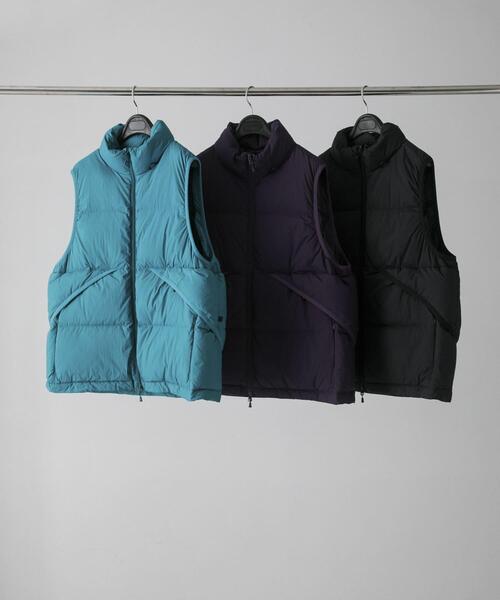 DAIWA PIER39（ダイワピア39）の「DAIWA PIER39　TECH ALPINE DOWN VEST（ダウンベスト・メンズ・ブラック/パープル/ミント・MEDIUM/X-LARGE/LARGE）」の11枚目の写真