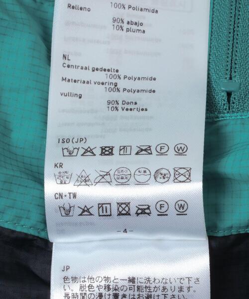 DAIWA PIER39（ダイワピア39）の「DAIWA PIER39　TECH ALPINE DOWN VEST（ダウンベスト・メンズ・ブラック/パープル/ミント・MEDIUM/X-LARGE/LARGE）」の6枚目の写真
