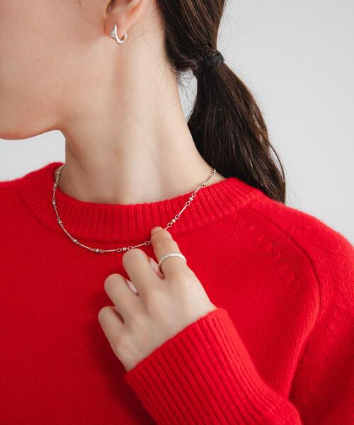 PHILIPPE AUDIBERT（フィリップ オーディベール）の「PHILIPPE AUDIBERT　Garnet necklace（ネックレス・レディース・シルバー・-）」の3枚目の写真