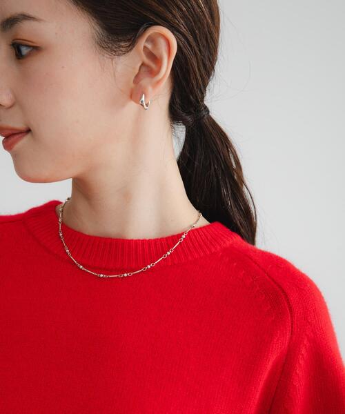 PHILIPPE AUDIBERT（フィリップ オーディベール）の「PHILIPPE AUDIBERT　Garnet necklace（ネックレス・レディース・シルバー・-）」の4枚目の写真