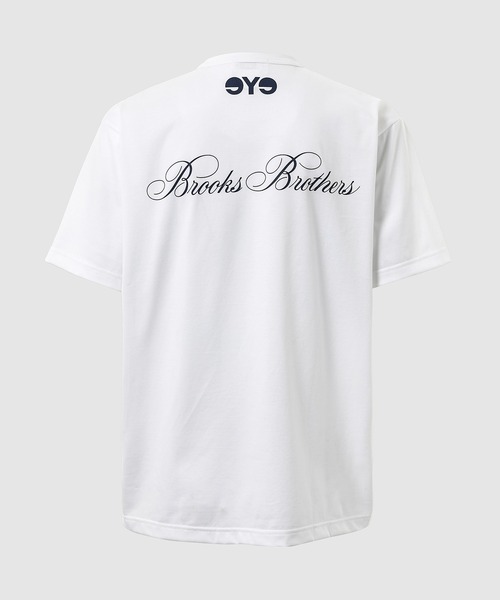 eYe JUNYA WATANABE MAN(アイジュンヤワタナベマン)の「『BROOKS BROTHERS』 W-NAME LOGO PRINT TEE(Tシャツ/カットソー・メンズ・ホワイト×ネイビー・S/M/L/XL)」の2枚目の写真