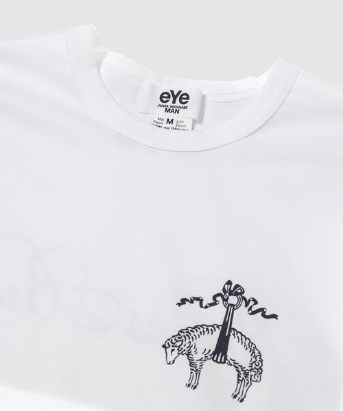 eYe JUNYA WATANABE MAN(アイジュンヤワタナベマン)の「『BROOKS BROTHERS』 W-NAME LOGO PRINT TEE(Tシャツ/カットソー・メンズ・ホワイト×ネイビー・S/M/L/XL)」の3枚目の写真