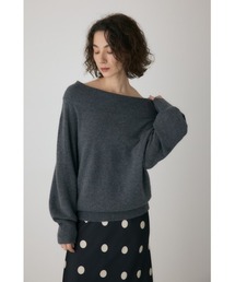 crie conforto（クリーコンフォルト）の「ワイドボートネックニット（ニット/セーター）」