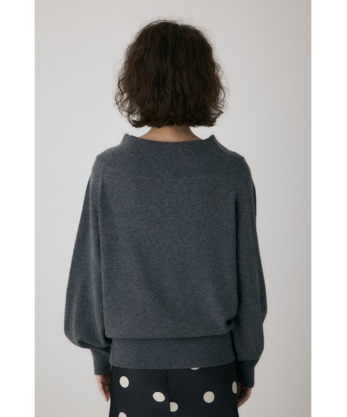 crie conforto（クリーコンフォルト）の「ワイドボートネックニット　冬服 / オフショル / ワンショル / 長袖 / アンゴラ混（ニット/セーター・レディース・ライトイエロー/ライトブルー/ネイビー/チャコールグレー・FREE）」の11枚目の写真