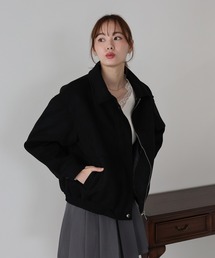 BLUEEAST | スウェードZIPブルゾン(ブルゾン)