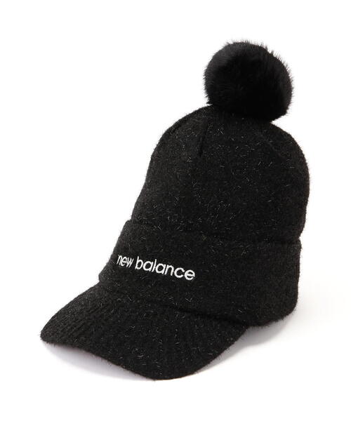 New Balance Golf（ニューバランスゴルフ）の「【new balance golf】ＢＲＩＭ　ＢＥＡＮＩＥ（ニットキャップ/ビーニー・レディース・ブラック/グレー系その他2/ホワイト・FREE）」の7枚目の写真