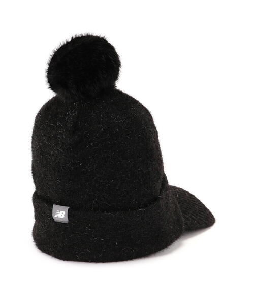 New Balance Golf（ニューバランスゴルフ）の「【new balance golf】ＢＲＩＭ　ＢＥＡＮＩＥ（ニットキャップ/ビーニー・レディース・ブラック/グレー系その他2/ホワイト・FREE）」の8枚目の写真