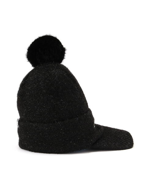 New Balance Golf（ニューバランスゴルフ）の「【new balance golf】ＢＲＩＭ　ＢＥＡＮＩＥ（ニットキャップ/ビーニー・レディース・ブラック/グレー系その他2/ホワイト・FREE）」の10枚目の写真