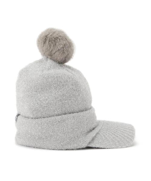 New Balance Golf（ニューバランスゴルフ）の「【new balance golf】ＢＲＩＭ　ＢＥＡＮＩＥ（ニットキャップ/ビーニー・レディース・ブラック/グレー系その他2/ホワイト・FREE）」の18枚目の写真