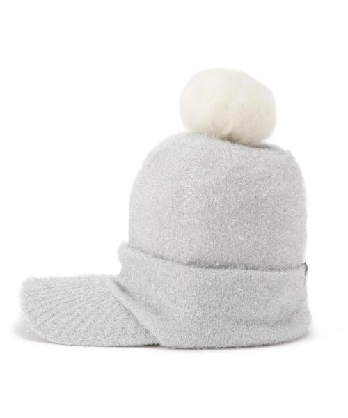 New Balance Golf（ニューバランスゴルフ）の「【new balance golf】ＢＲＩＭ　ＢＥＡＮＩＥ（ニットキャップ/ビーニー・レディース・ブラック/グレー系その他2/ホワイト・FREE）」の20枚目の写真