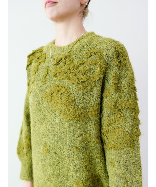 DOLLUPOOPS（ドールアップウップス）の「チュールドッキングニットワンピース（ワンピース・レディース・アイボリー/イエロー×グリーン/チャコール・FREE）」の6枚目の写真