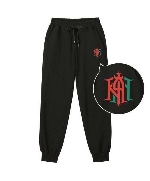 KAN6312(カン6312)の「KLPB0023 カントゥカットジョガーパンツ ブラック(スウェットパンツ・メンズ・その他・MEDIUM/LARGE)」の1枚目の写真