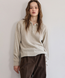 Ray boucle knit (beige)