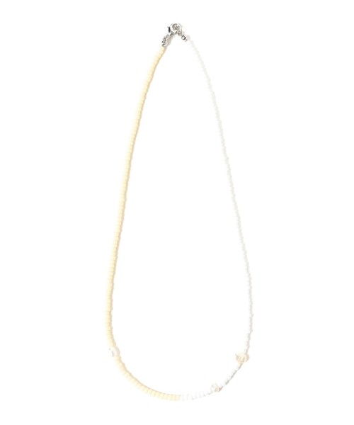 BEAMS BOY（ビームスボーイ）の「淡水パール × ビーズ ネックレス（ネックレス・レディース・ピンク/ホワイト/イエロー・ONE SIZE）」の2枚目の写真