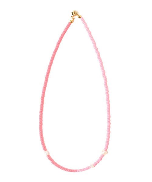 BEAMS BOY（ビームスボーイ）の「淡水パール × ビーズ ネックレス（ネックレス・レディース・ピンク/ホワイト/イエロー・ONE SIZE）」の6枚目の写真