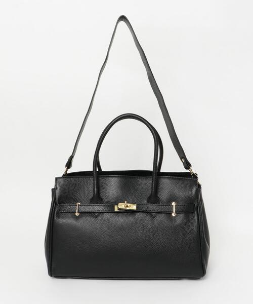 URBAN RESEARCH ROSSO WOMEN（アーバンリサーチ　ロッソ）の「AULENTTI　スクエアショルダーBAG（ショルダーバッグ・レディース・ブラック・FREE）」の2枚目の写真
