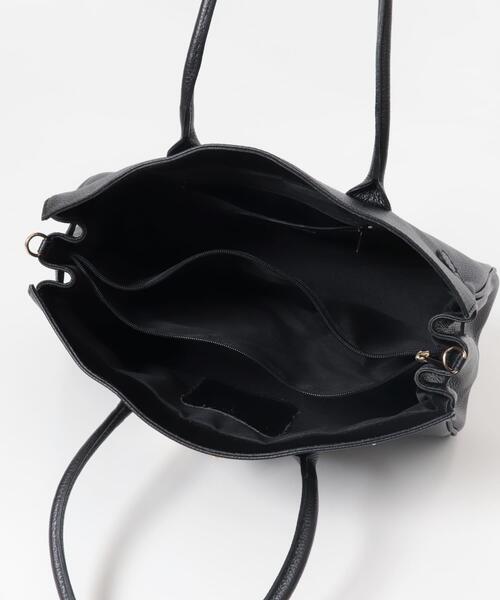 URBAN RESEARCH ROSSO WOMEN（アーバンリサーチ　ロッソ）の「AULENTTI　スクエアショルダーBAG（ショルダーバッグ・レディース・ブラック・FREE）」の6枚目の写真