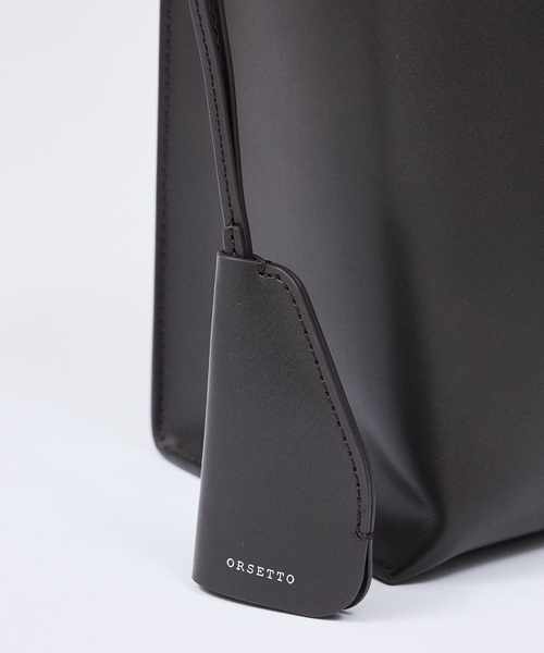 ORSETTO（オルセット）の「【ORSETTO/オルセット】SCATOLA スムースレザー ショルダーバッグ（ショルダーバッグ・レディース・ダークブラウン・フリー）」の11枚目の写真