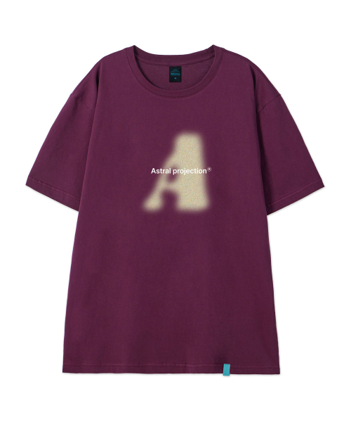 ASTRAL PROJECTION（アストラルプロジェクション）の「[ビッグエイ]コットンルーズフィット半袖Tシャツ_プラムピンク（Tシャツ/カットソー・メンズ・その他・LARGE/MEDIUM/X-LARGE/XX-LARGE）」の2枚目の写真