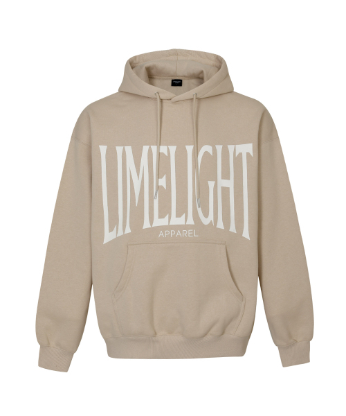 LIMELIGHT APPAREL(ライムライトアパレル)の「アパレルビッグロゴフードオーバーサイズ(サンド/ホワイト)(パーカー・メンズ・その他・MEDIUM/LARGE/X-LARGE)」の1枚目の写真