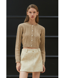 ANC GOLD CABLE CARDIGAN_BEIGE