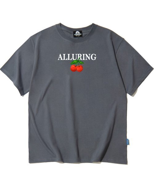 TRIPSHION(トリップション)の「ALLURIG チェリーグラフィックTシャツ - グレー(Tシャツ/カットソー・メンズ・その他・LARGE/MEDIUM/X-LARGE)」の1枚目の写真